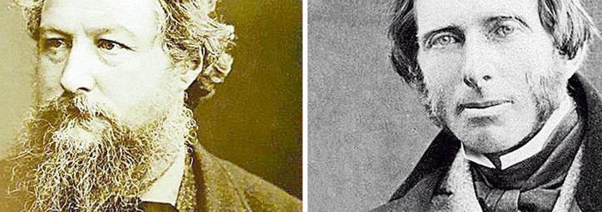 Ruskin y Morris en el Cementerio Inglés