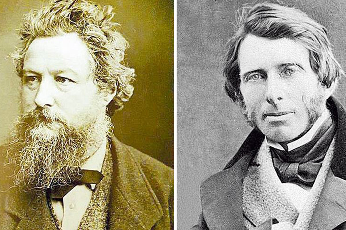 Ruskin y Morris en el Cementerio Inglés Ruskin y Morris en el Cementerio Inglés