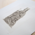 GRABADO SANTA MARÍA DE LA VICTORIA PATRONA DE MÁLAGA